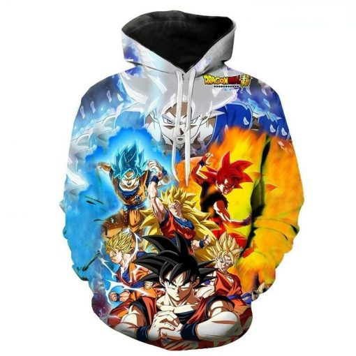 Goku Hoodies 3D