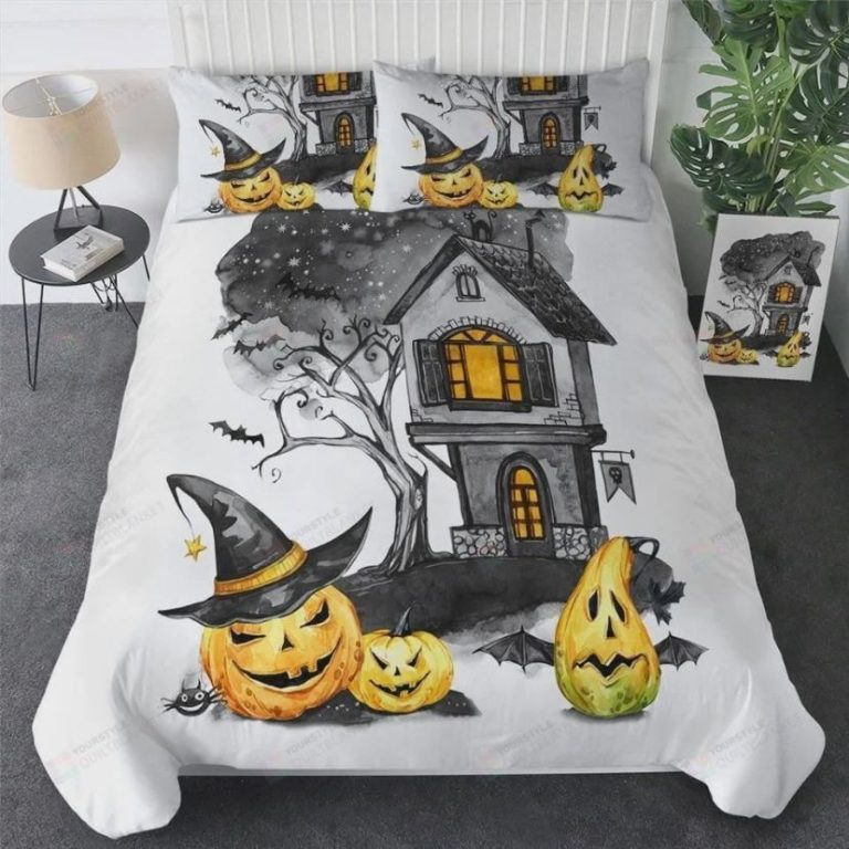 Halloween Pumpkin Bedding Set Teeruto