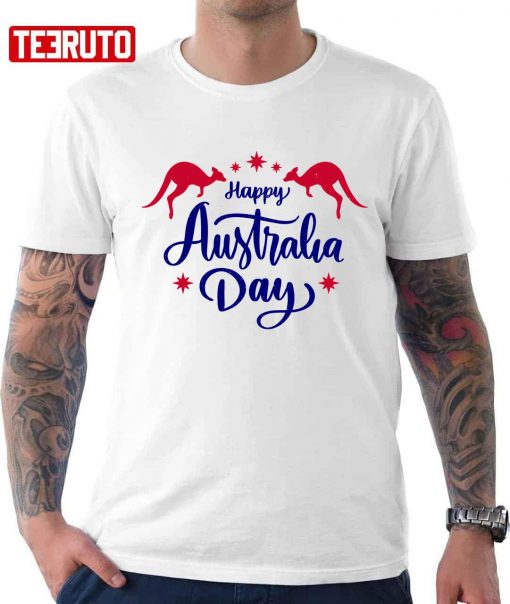 Happy Australia Day Kangaroo Country Unisex T-Shirt