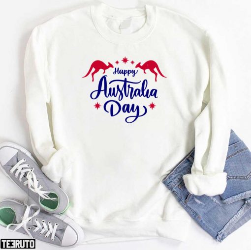 Happy Australia Day Kangaroo Country Unisex T-Shirt