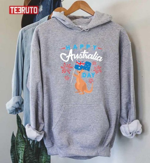 Happy Australia Day Kangaroo Unisex Sweatshirt