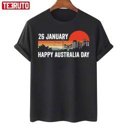 Happy Australia Day Retro Vintage Sydney Australia Day T-Shirt