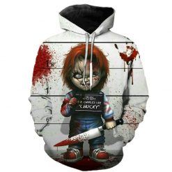 Horror Movie Chucky Hoodie 3D