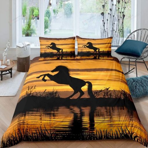 Horse Sunset Bedding Set