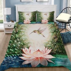 Hummingbird Lotus Bedding Set