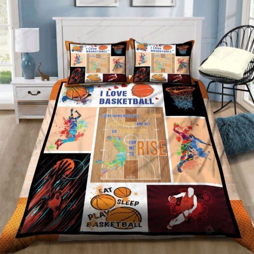 I Love Basketball Bedding Set