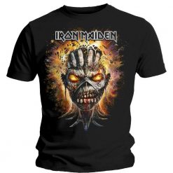 Iron Maiden Eddie Book Of Souls Bomb Head Official Tee T-Shirt