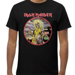 Iron Maiden Killers Soft Fit Grey T-Shirt