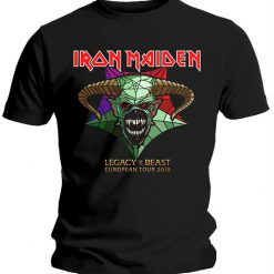 Iron Maiden Legacy Of The Beast Tour 2018 Live Official Tee T-Shirt