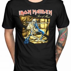 Iron Maiden Piece of Mind Steve Harris Official Tee T-Shirt