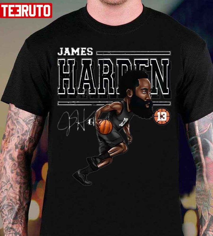 James Harden Carton Brooklyn Nets Unisex T-Shirt - Teeruto