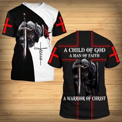 Jesus A Child Of God A Man Of Faith 2 3d T Shirt