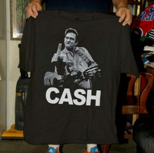 Johnny Cash Finger The Classic Rock Unisex T-Shirt