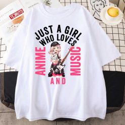 Just A Girl Who Loves Anime And Music 2022 Unisex T-Shirt