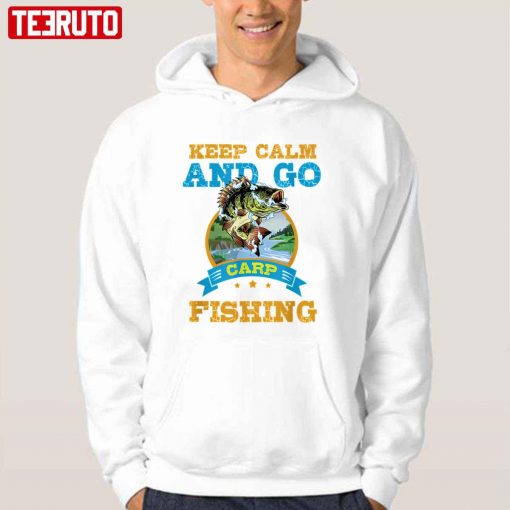 Keep Calm And Go Carp Fishing Funny Unisex T-Shirt
