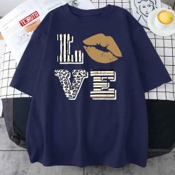 Love Valentine Leopard Lips Valentine’s Day Unisex T-Shirt