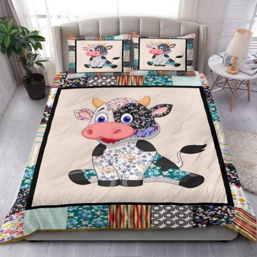 Lovely Cow Pattern Bed Sheet Spread s Bedding Set