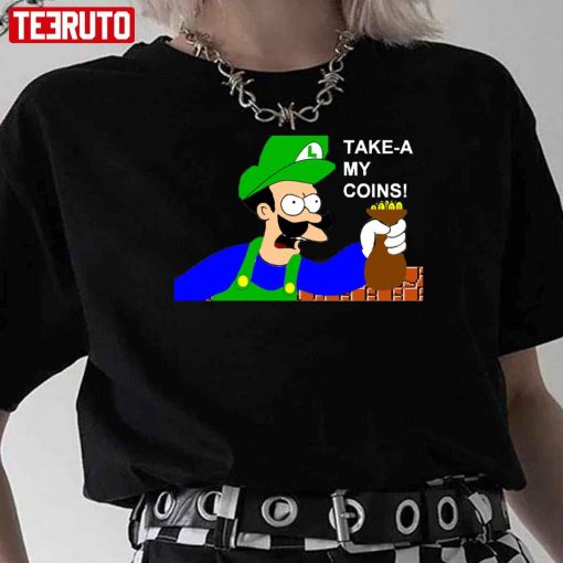 Luigi Shut Up And Take My Money Unisex T-Shirt