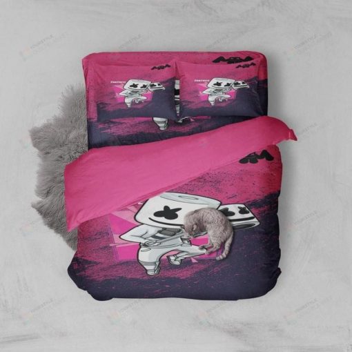 Marshmello Fortnite Bedding Set