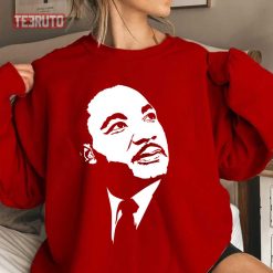 Martin Luther King Mlk Black And White Silhouette Illustration Unisex Sweatshirt