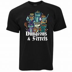 Mens Dungeons And Ferrets Unisex T-Shirt