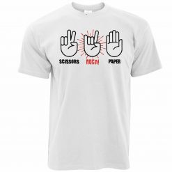 Music Scissors Rock Paper Game Parody Metal T-Shirt