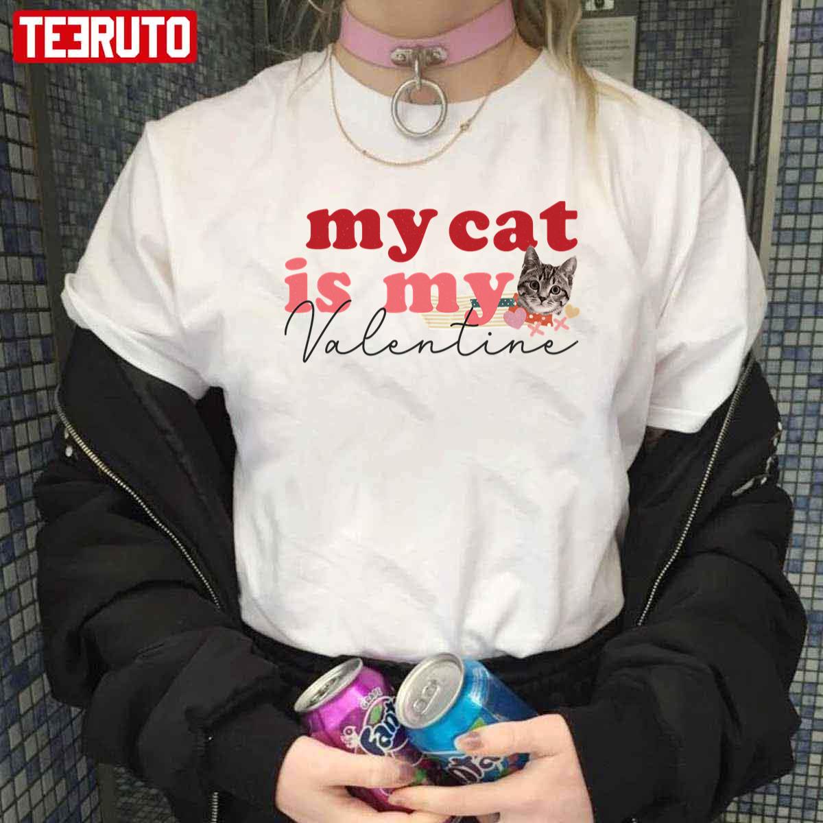 Funny Vintage Trending Awesome Valentine Shirt Unisex Style Hoodie SMLBOO My Cats are My Valentine