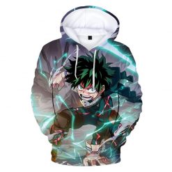 My Hero Academia Deku Anime 3D Printed Hoodie