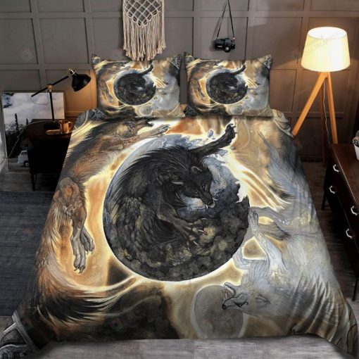 Norse Mythological Wolf Bedding Set