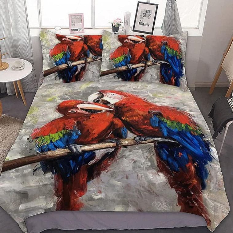 Parrot Couple Bedding Set Teeruto