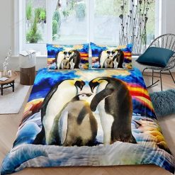 Penguin Family Cute Bedding Set