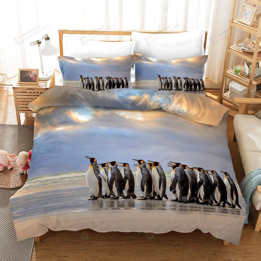 Penguins Bedding Set Teeruto, King Size Penguin Bedding