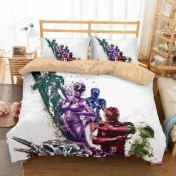 Power Rangers Superheroes Watercolor Bedding Set