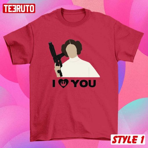 Princess Leia And Han Solo I Love You I Know Star Wars Matching Couple T-Shirt