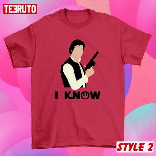 Princess Leia And Han Solo I Love You I Know Star Wars Matching Couple T-Shirt