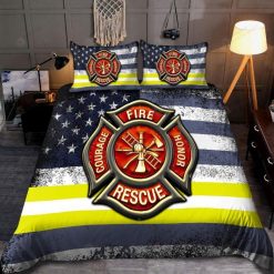 Proud American Firefighter Bedding Set