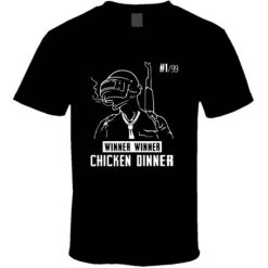 Pubg Game Winner Chicken Dinner Log Unisex T-Shirt