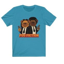 Pug Fiction Parody Dog Unisex T-Shirt