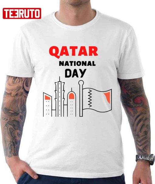 Qatar National Day Flag Unisex T-Shirt
