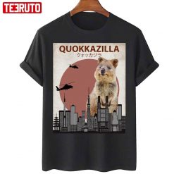 Quokkazilla Quokka Giant Monster Parody T-Shirt