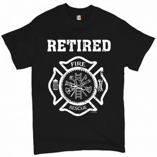 Retired Firefighter Badge Unisex T-Shirt