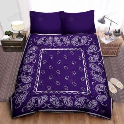 Royal Purple Bandana Bedding Set