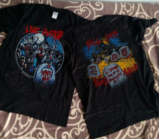 SLAYER Live Undead Never Sold Washed Worn Unisex T-Shirt