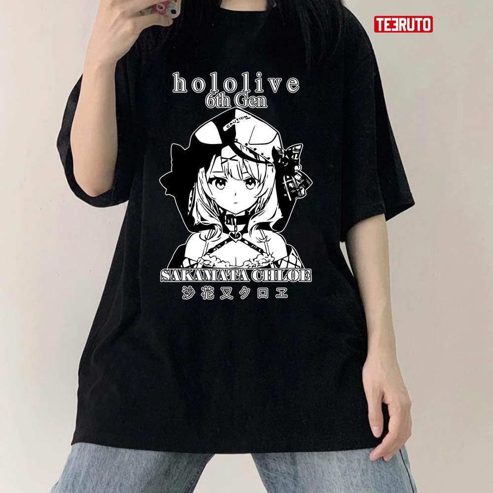 Sakamata Chloe Hololive 6th Gen Unisex T-Shirt - Teeruto