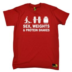 Sex Weights And Protein Shakes Unisex T-Shirt