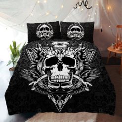 Skull And Crossbones 3d And Pillowcases Bedding Set