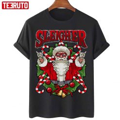 Sleigher Santa Claus Rocker Heavy Metal Christmas Essential Unisex T-Shirt