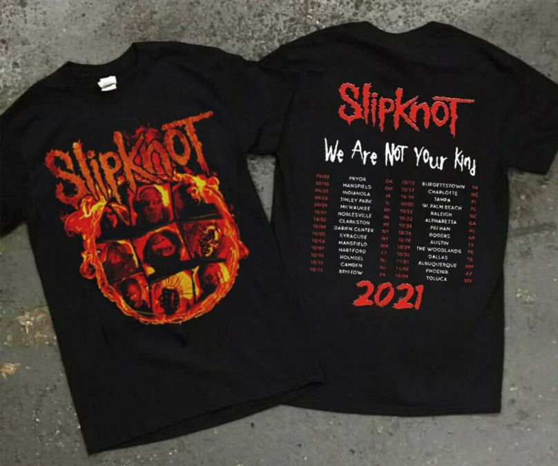 Kind of tour. Футболка Slipknot we are not your kind.