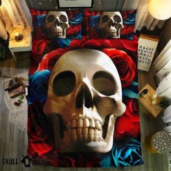 Snm Skull Roses Collection Bedding Set