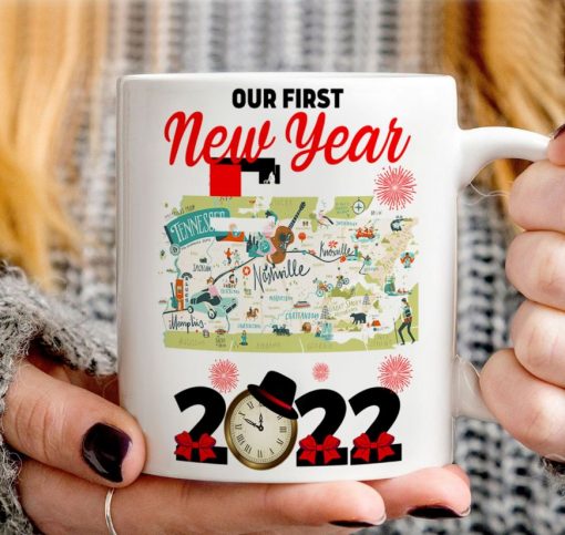 States Our First New Year In Tennessee Coffee Mug 2022